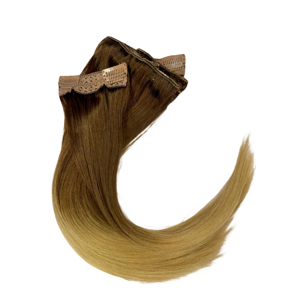 14” Clip-on 100% Human Hair #30/14