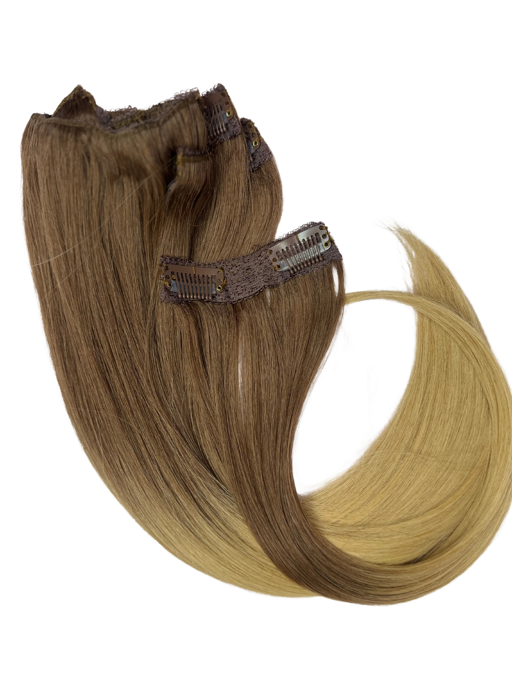 14” Clip-on 100% Human Hair #7/14