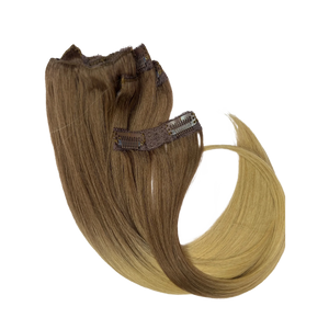 14” Clip-on 100% Human Hair #7/14