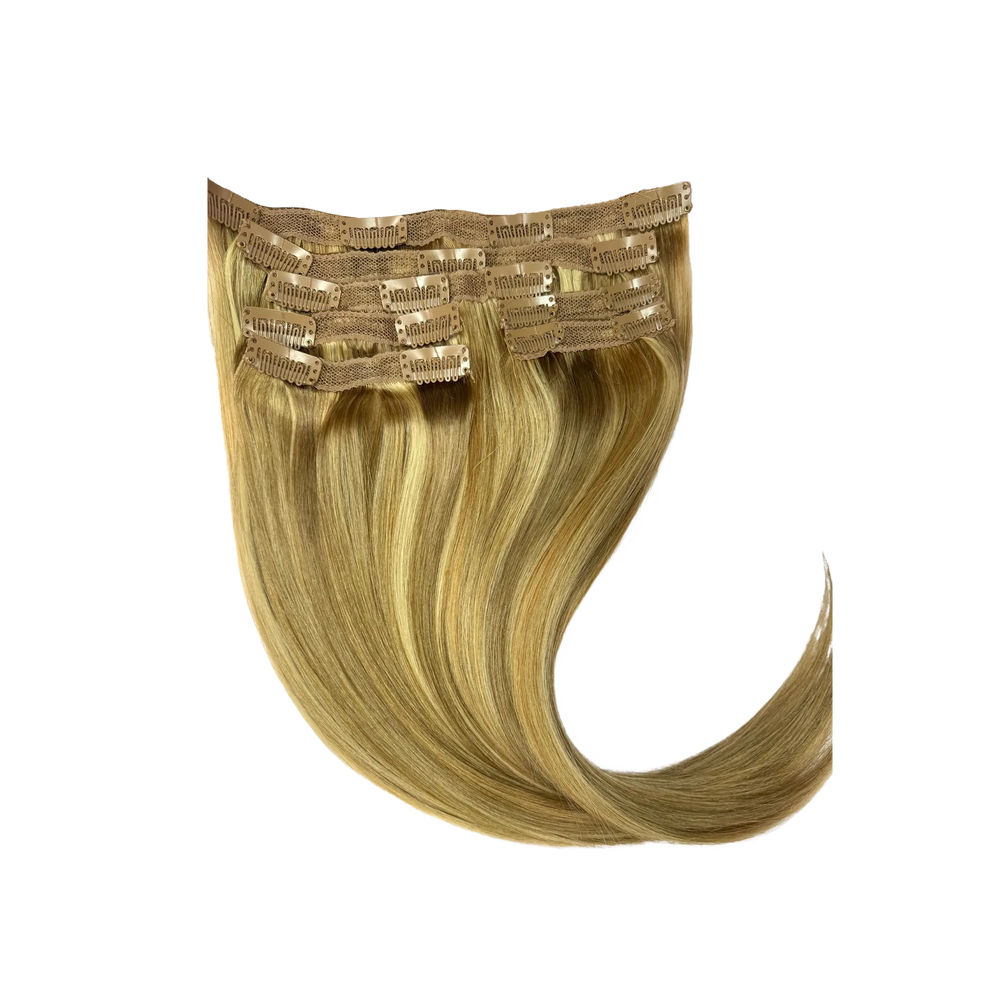 14” Clip-on 100% Human Hair #812
