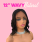 12” wavy natural